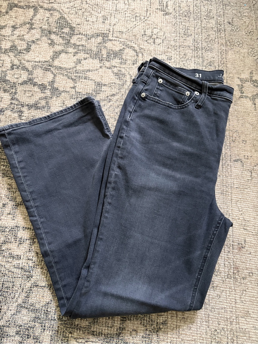 Jcrew slim demi boot jeans washed black